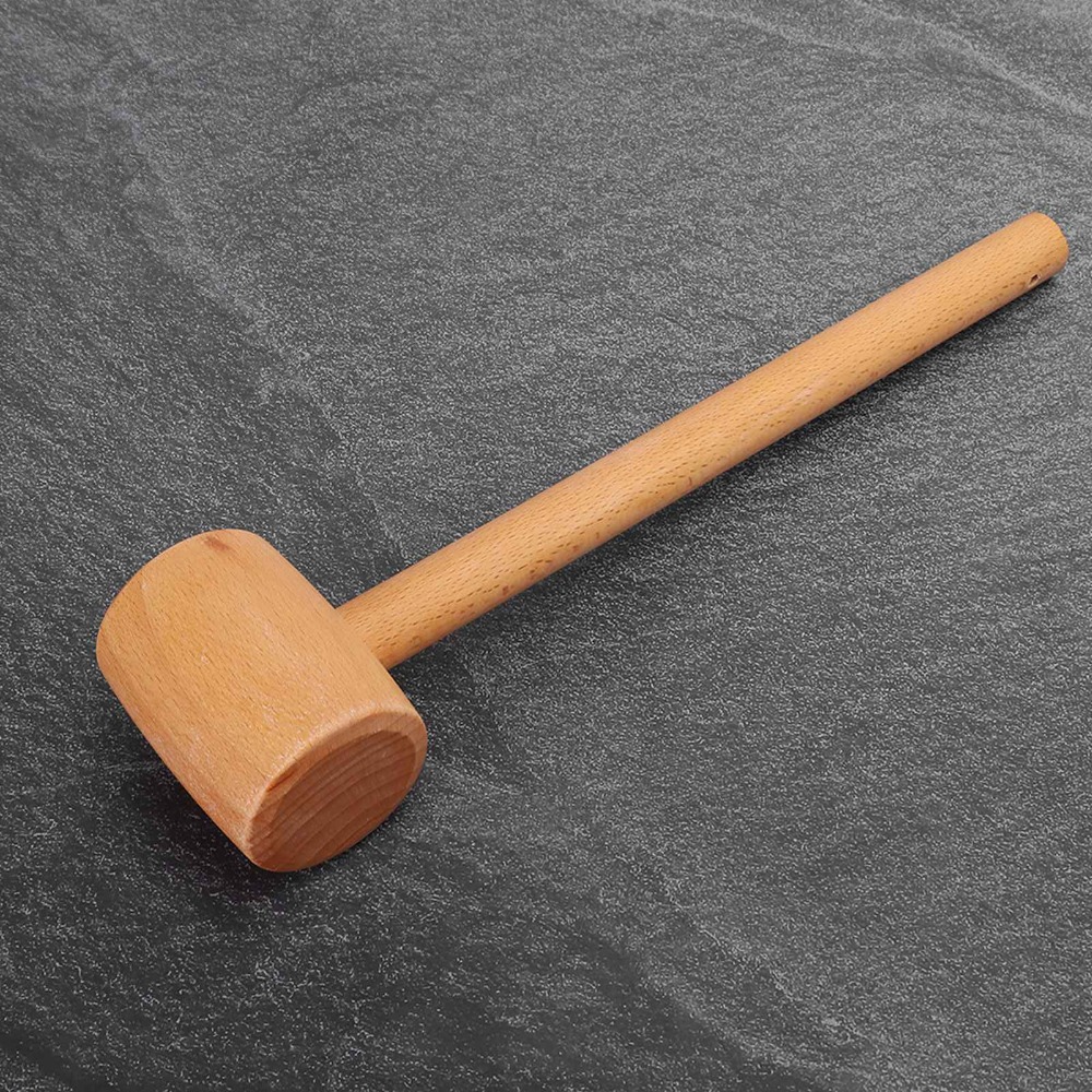Mallet Wood Carving - Massivholz-Holzhammer Schadensfreier Schlaghammer Handgefertigter Buchenholzhammer Hohe