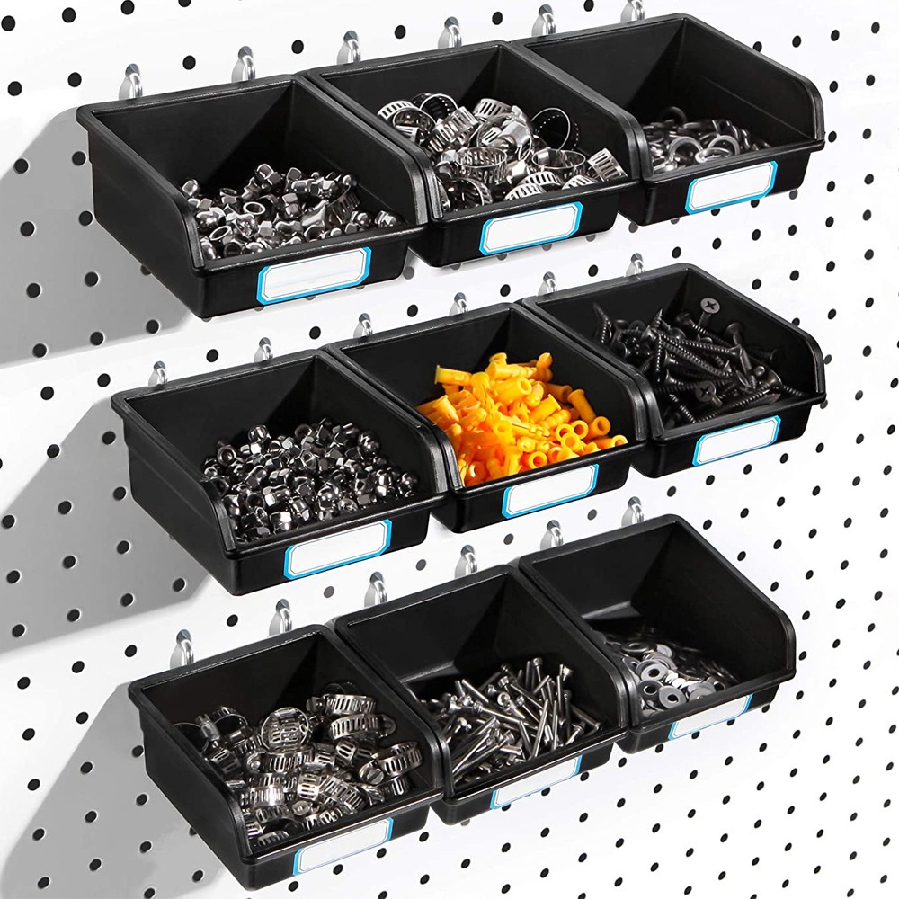 Tools Box For Workshop - 1/6 Sets Stecktafel-Behälter mit Haken und