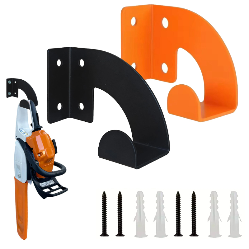 Workshop Tools On Wall - Robuster Kettensägen-Wandhalter aus Metall, Aufbewahrungsregal für