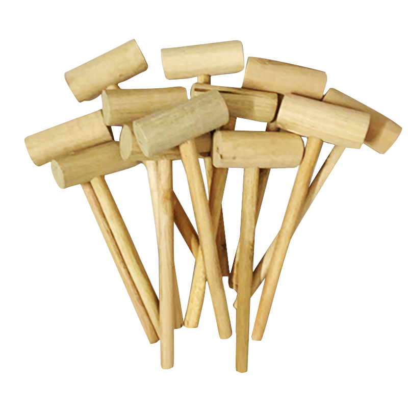 Mallet Wood Carving - Mini-Holzhammer für Kinder, Bälle, Spielzeug, Stampfer,
