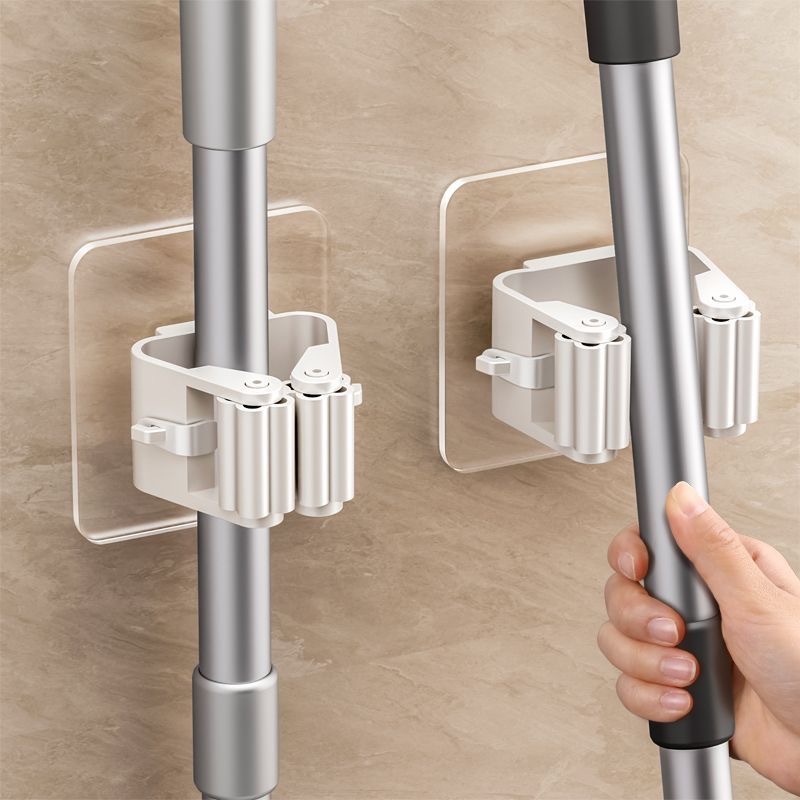 Workshop Tools On Wall - Bohrfreie Klebehaken Wandmontage Mopphalter Besenhalter Küche