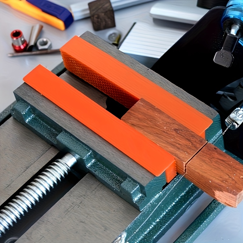 Common Tools In Workshop - Nylon-Schraubstockbacken-Schutzstreifen, weiche Griffbackenabdeckungen, Ersatz für gängige