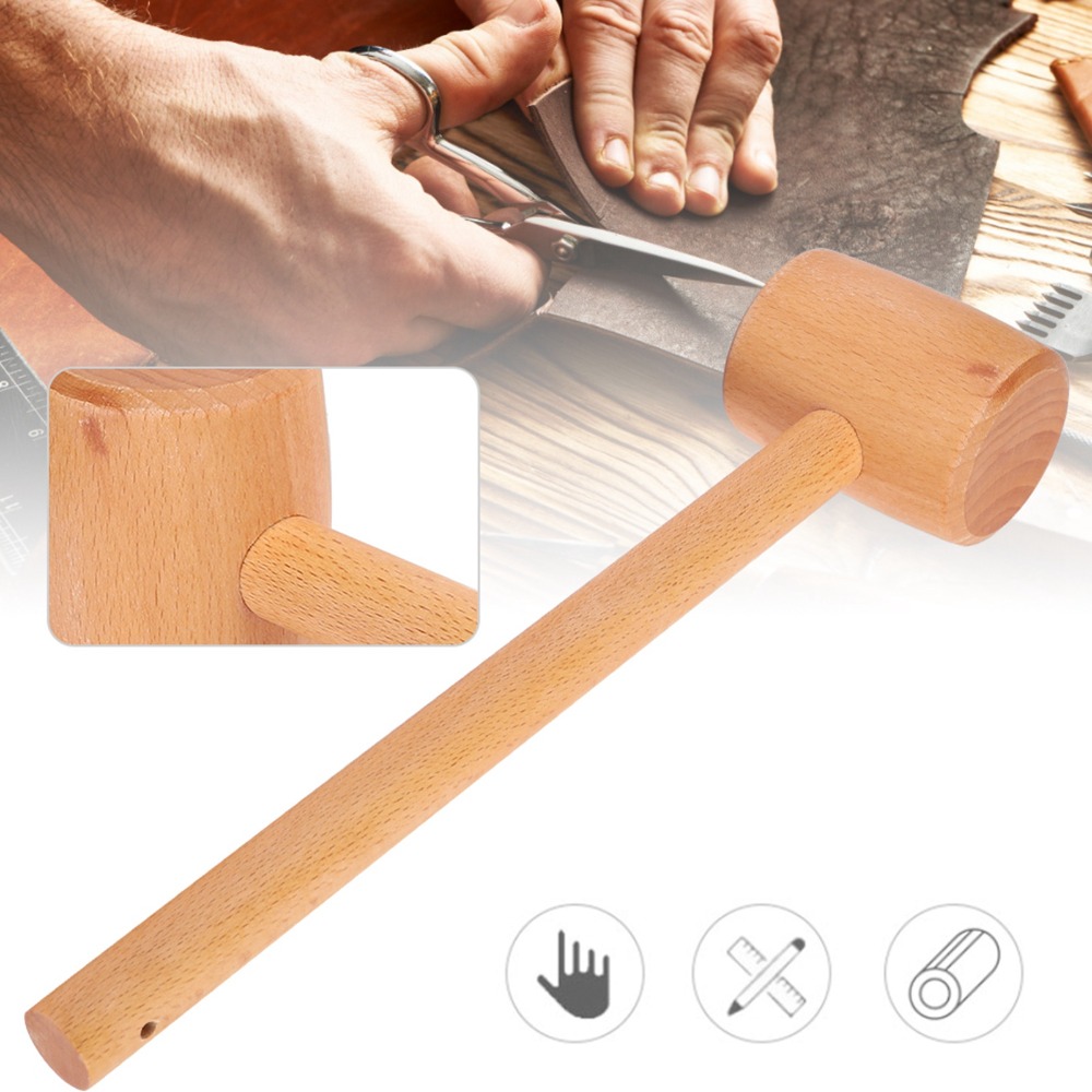 Massivholz-Holzhammer Schadens – Mallet Wood Carving Bewertung und Preis