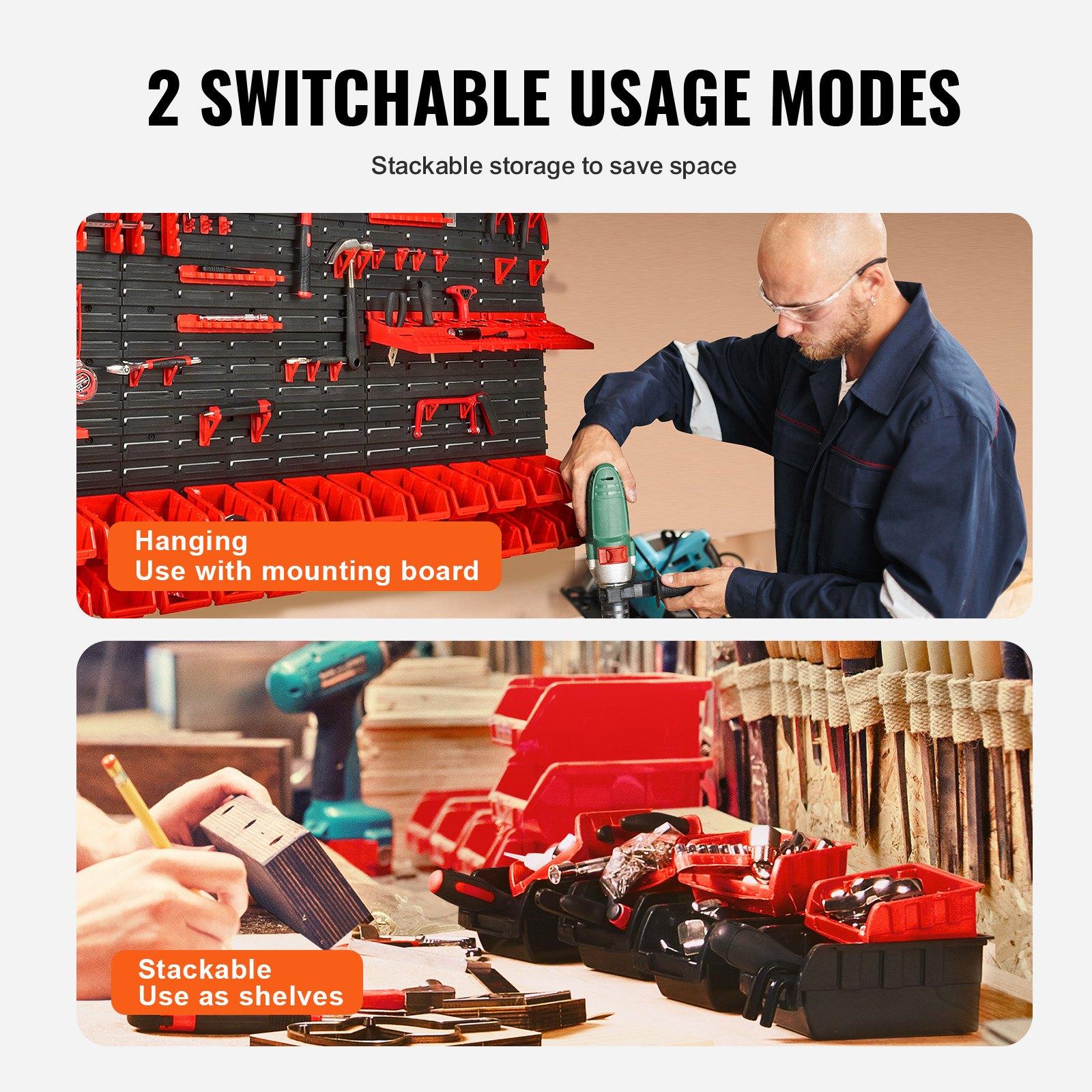 Wandmontierter 30-Fächer Kunst – Workshop Tools Shelf Bewertung und Preis
