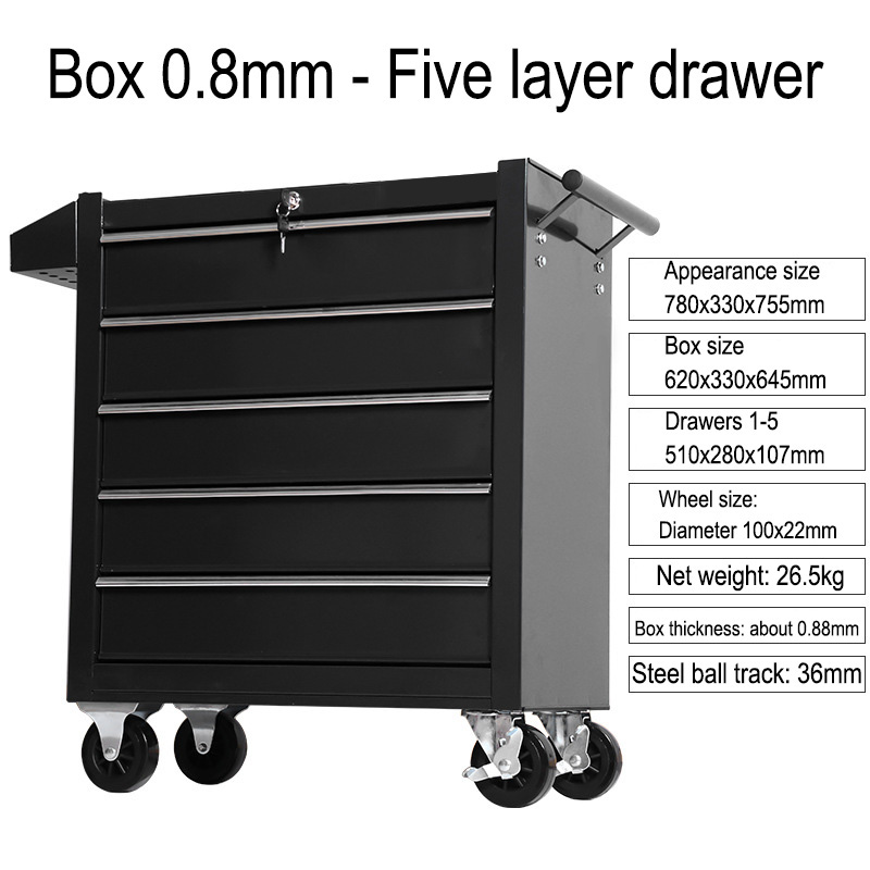 5-Schubladen-Werkzeugwagen für – Tools Box For Workshop Bewertung und Preis