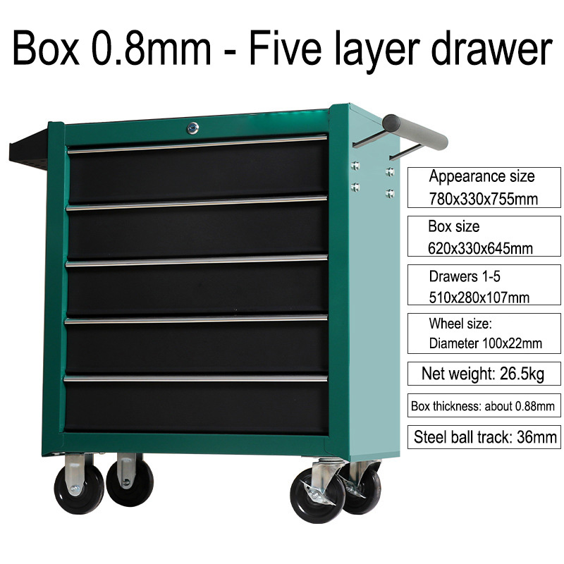 5-Schubladen-Werkzeugwagen für – Tools Box For Workshop Bewertung und Preis